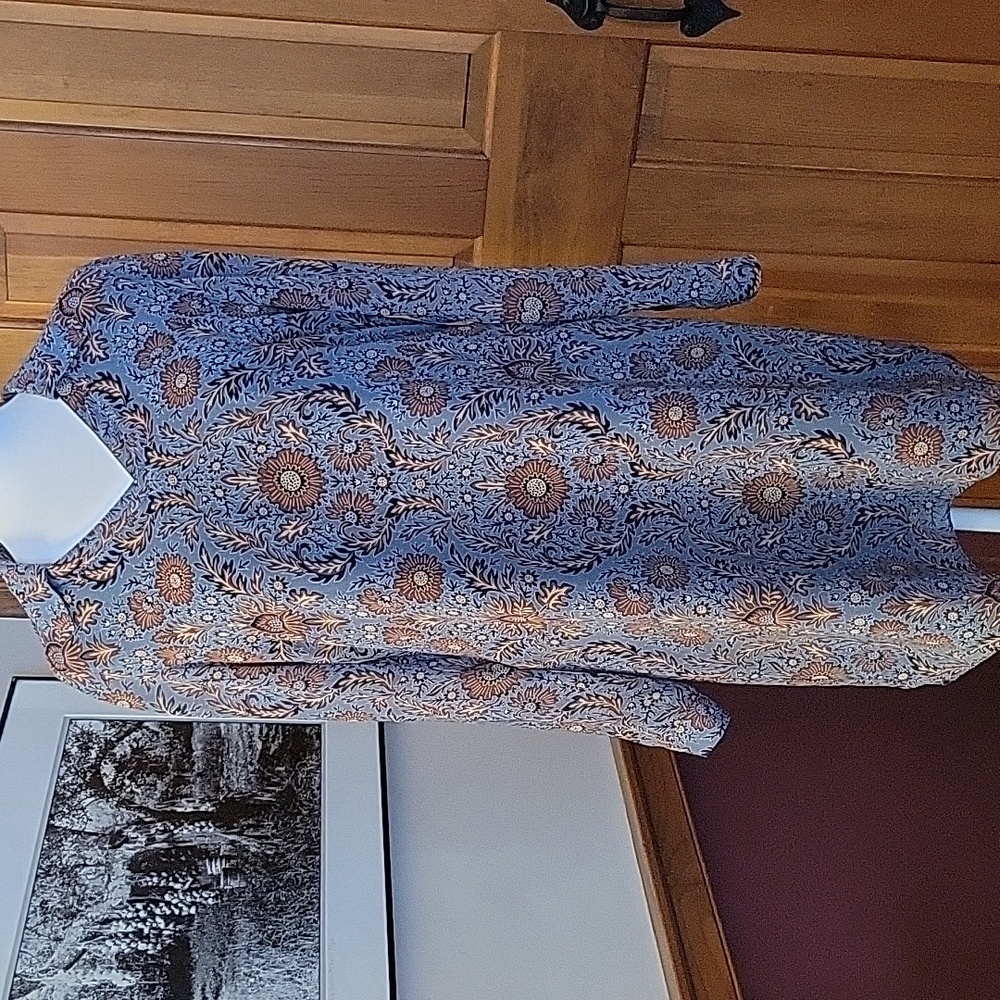 CABI FRENCH COUNTRY FLORAL SHIRT DRESS - Picture 6 of 11